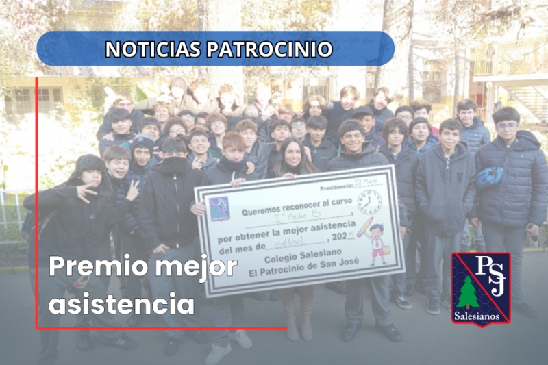 Felicitaciones cursos con mejor asistencia mes de Abril I°B