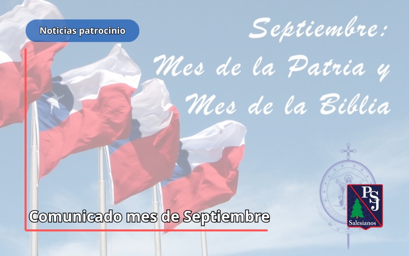 Comunicado mes de Septiembre